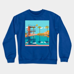 Diving board Crewneck Sweatshirt